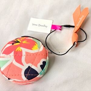 Vera Bradley NWT Tape Measure Rain Forest Lily Coral orange green navy white